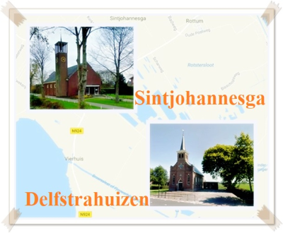 PROTESTANTSE GEMEENTE TE SINT       JOHANNESGA-DELFSTRAHUIZEN C.A. logo